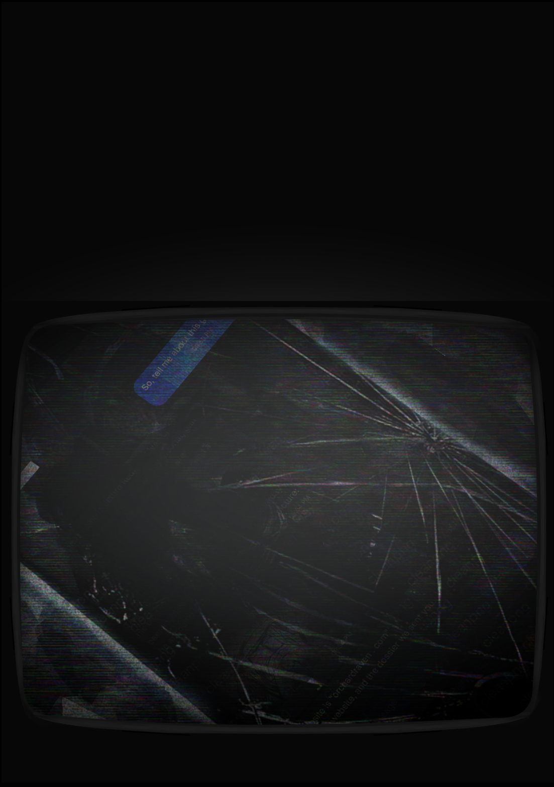 cracked tablet
