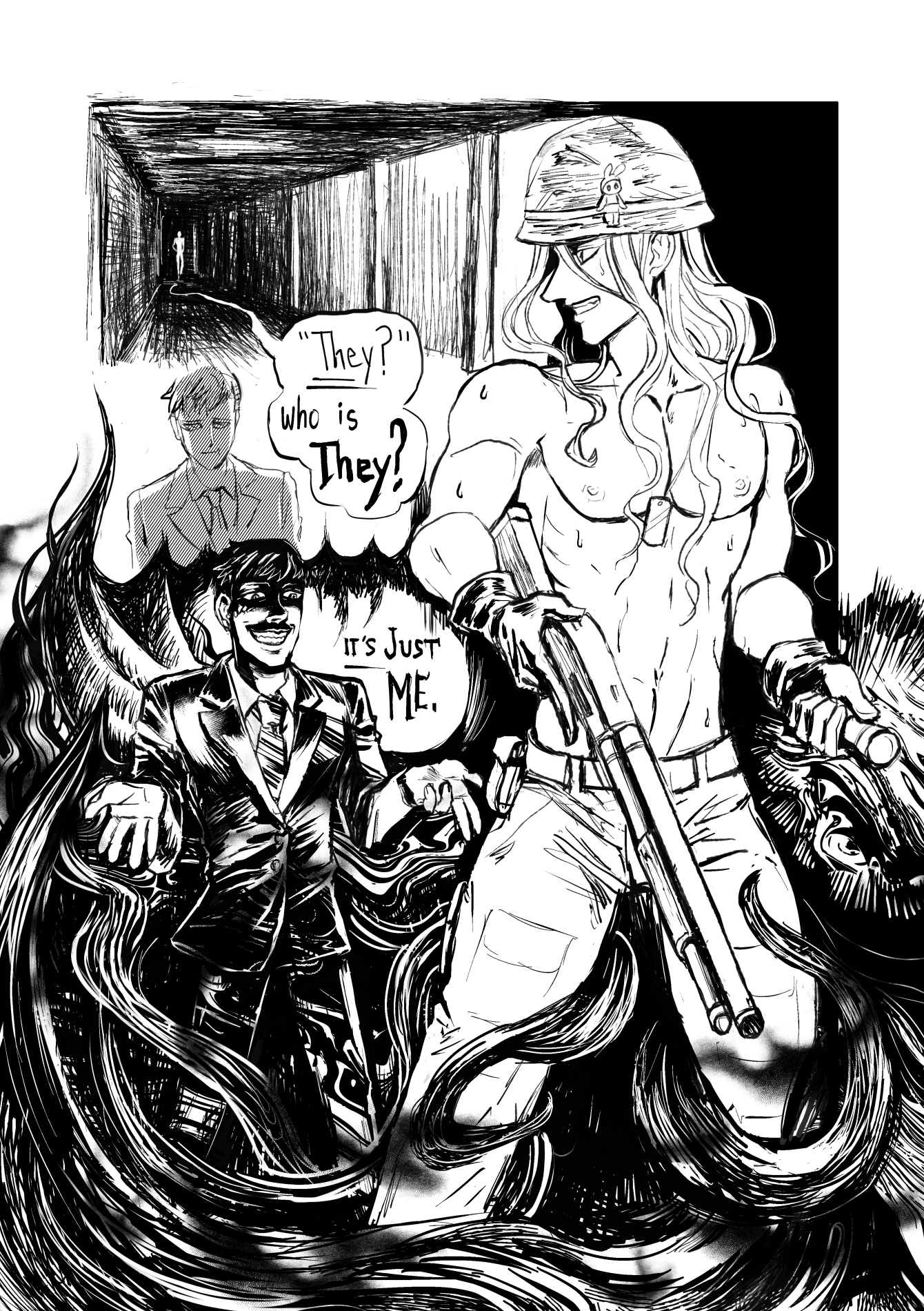 a boss encounter in the tunnels